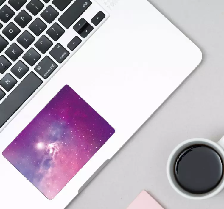 Laptop sticker Nebula touchpad - TenStickers