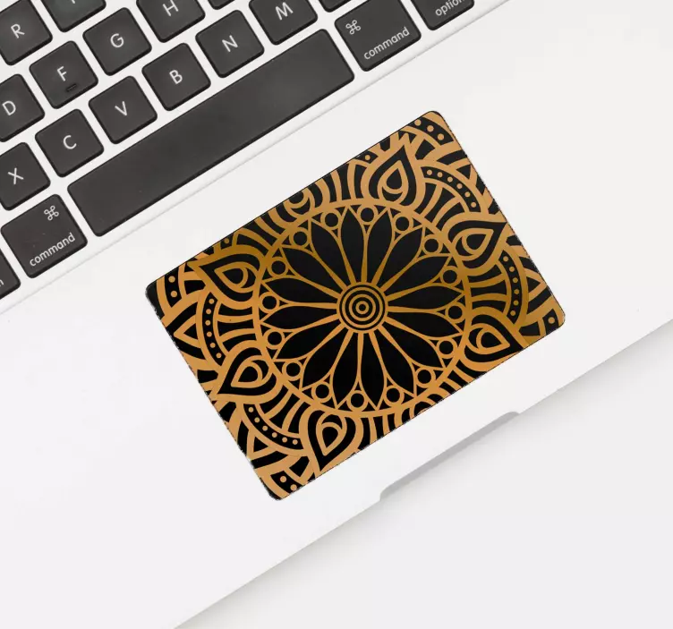 Laptop sticker mandala touchpad - TenStickers