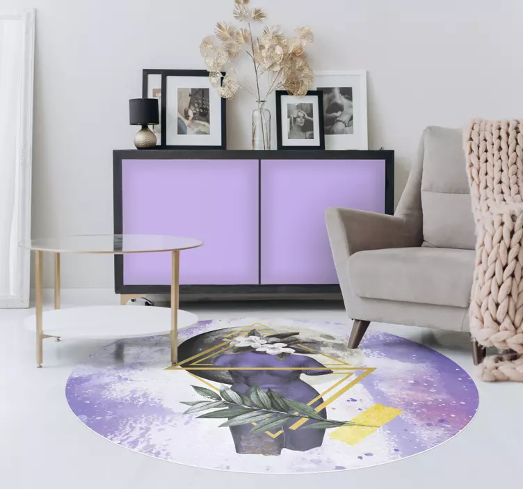 Lavendel-kleur-meubel-sticker - TenStickers