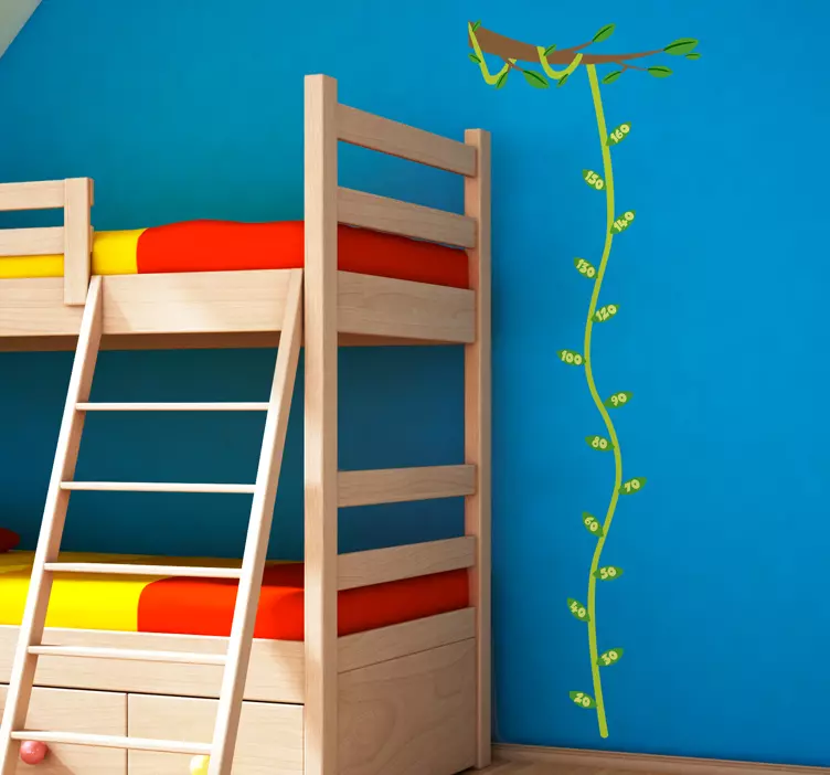 Liaan muursticker kinder meetlat - TenStickers