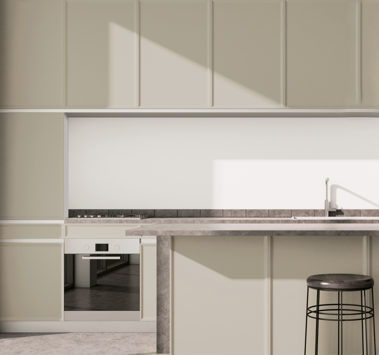 Lichtbeige vel keuken muursticker - TenStickers