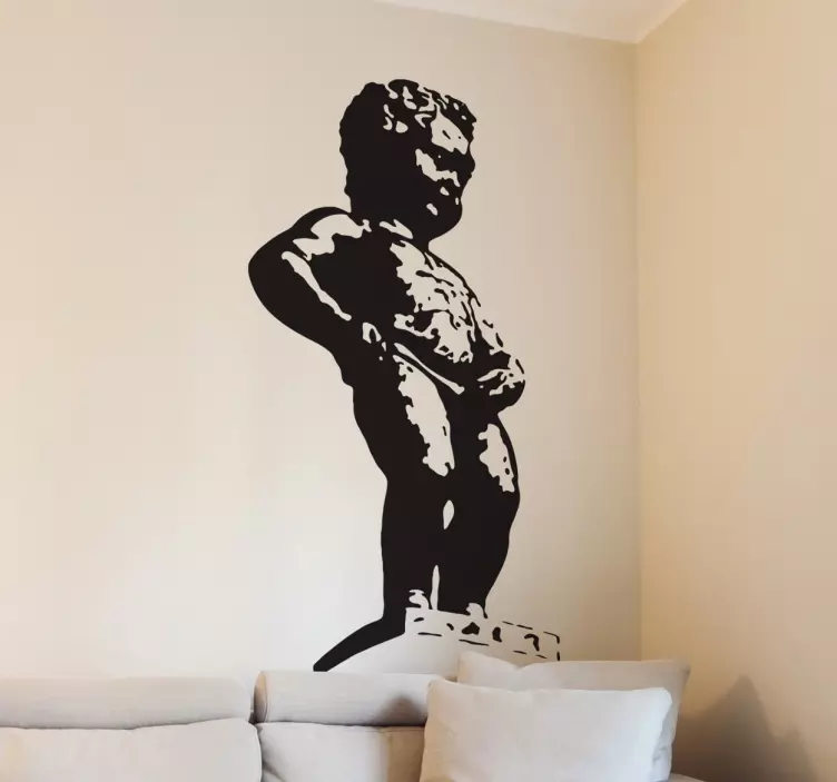 Manneken Pis sticker - TenStickers