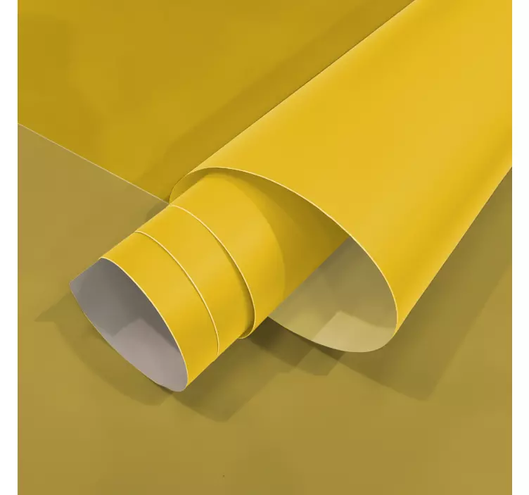 Zelfklevende folie - Mat Geel - TenStickers