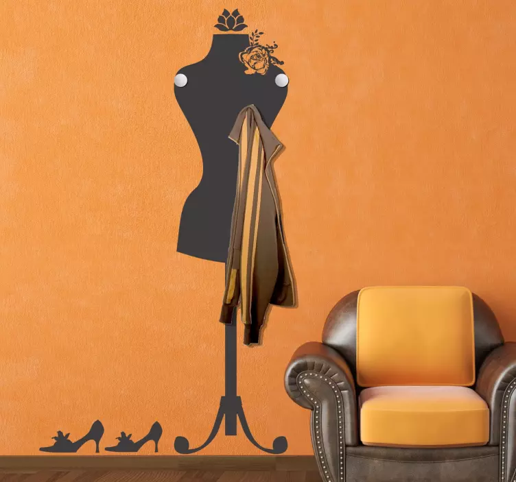 Modelstandaard Muursticker - TenStickers