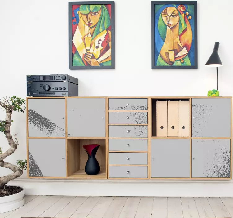 Moderne opbergruimte object sticker - TenStickers