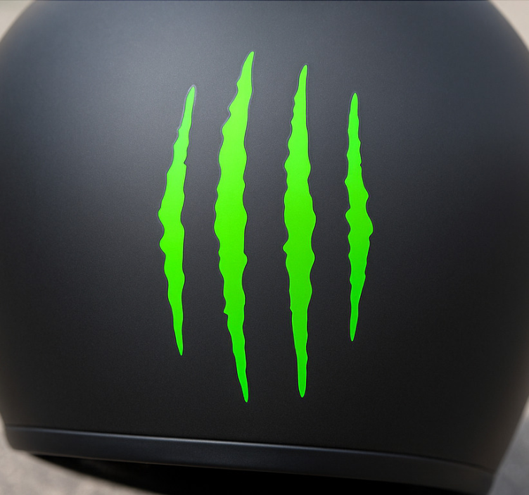 Monocolor krassen ontwerp motor sticker - TenStickers