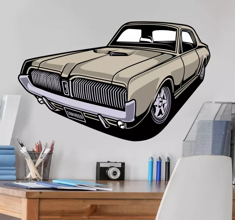 Mustang auto vinyl zelfklevende sticker - TenStickers
