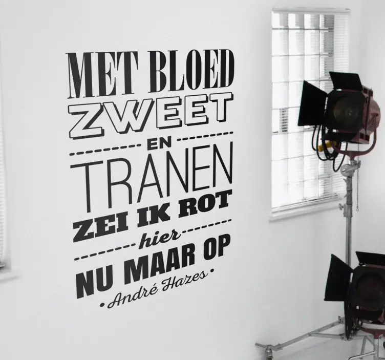 Muursticker André Hazes - TenStickers