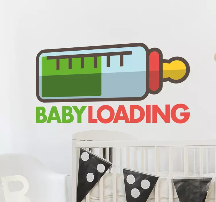 Muursticker Baby Loading - TenStickers