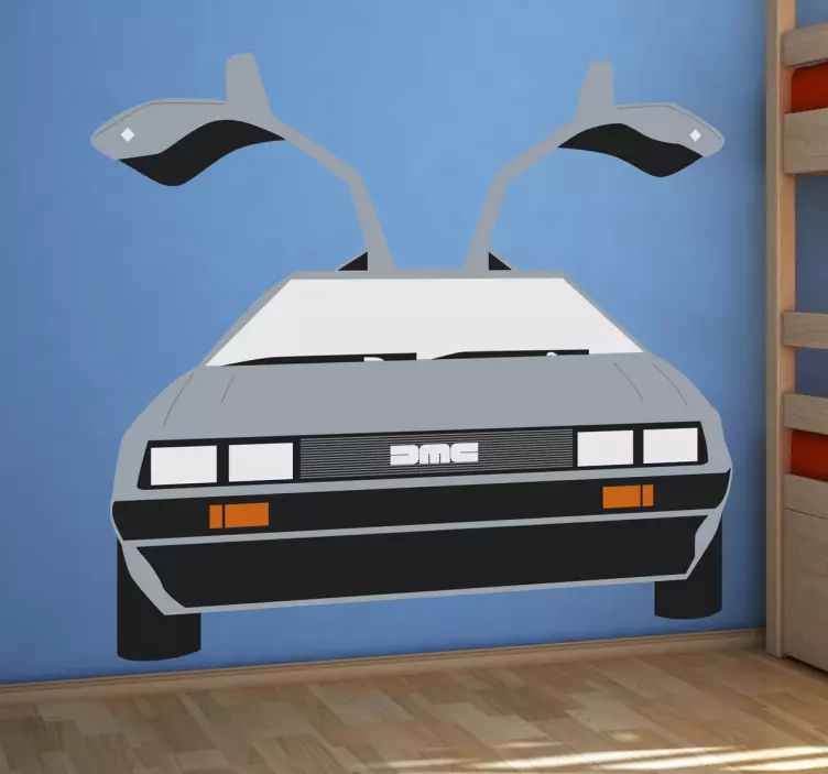 Muursticker De Lorean - TenStickers