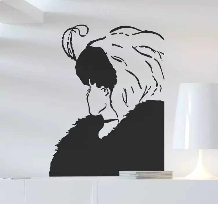 Muursticker Gezichtsbedrog - TenStickers