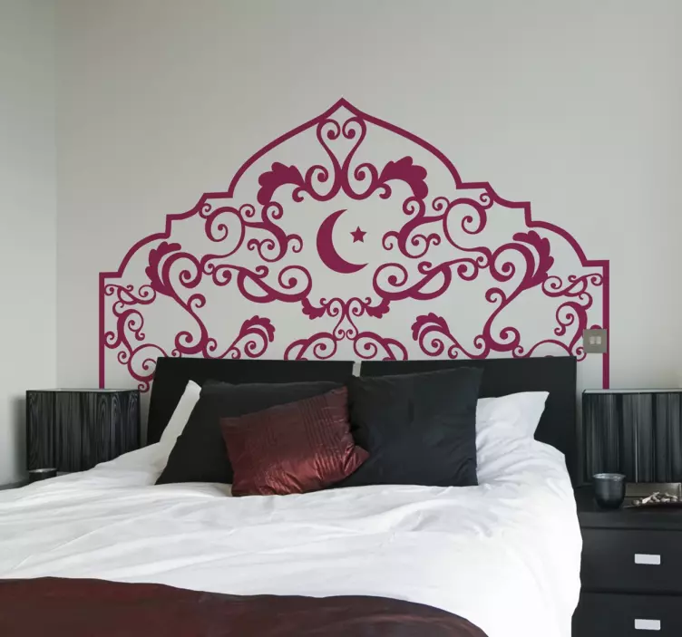 Muursticker hoofdeinde bed Arabisch - TenStickers