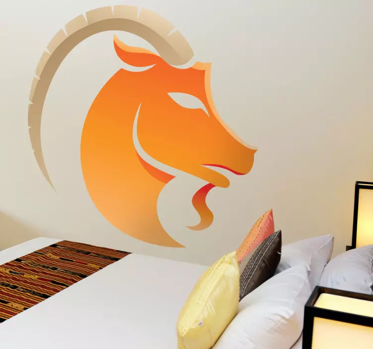 Muursticker horoscoop Steenbok - TenStickers