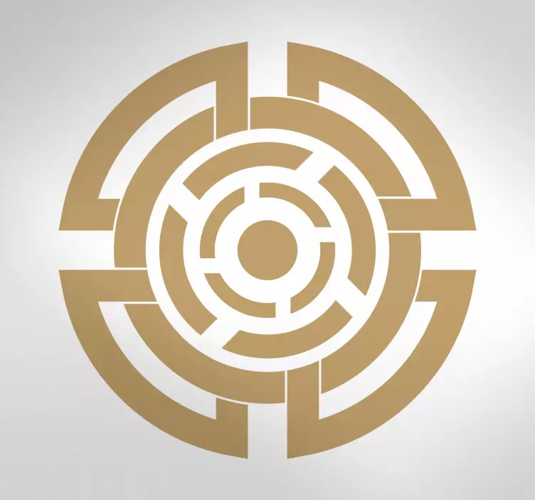 Muursticker Keltische cirkel - TenStickers