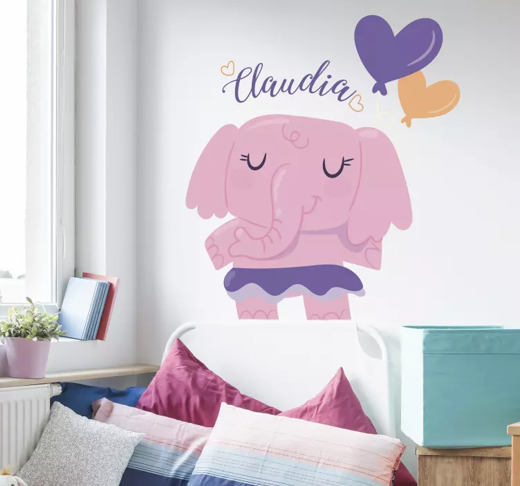 Muursticker Kinderkamer Olifant - TenStickers