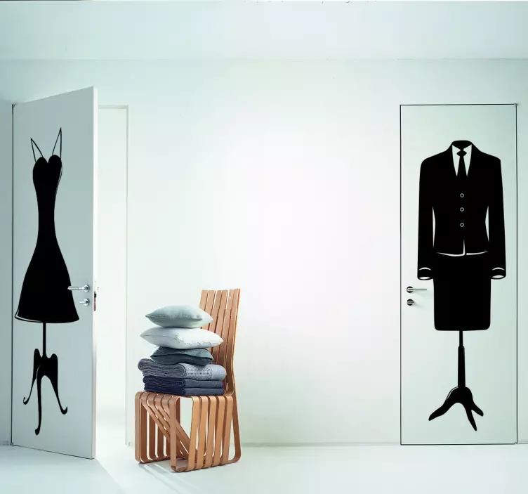 Muursticker Kledingstukken Mode - TenStickers