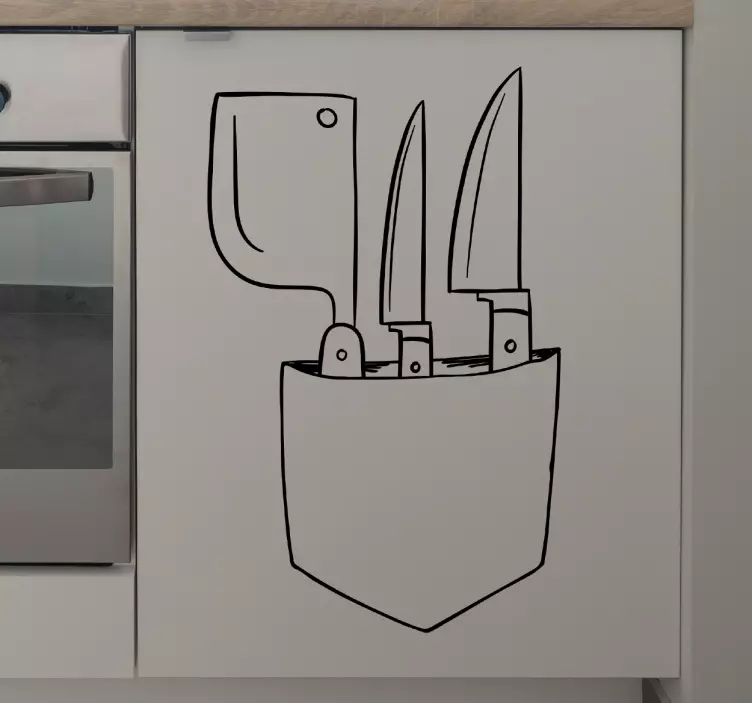 Muursticker koksgereedschap - TenStickers