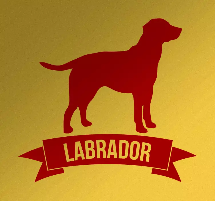 Muursticker Labrador - TenStickers