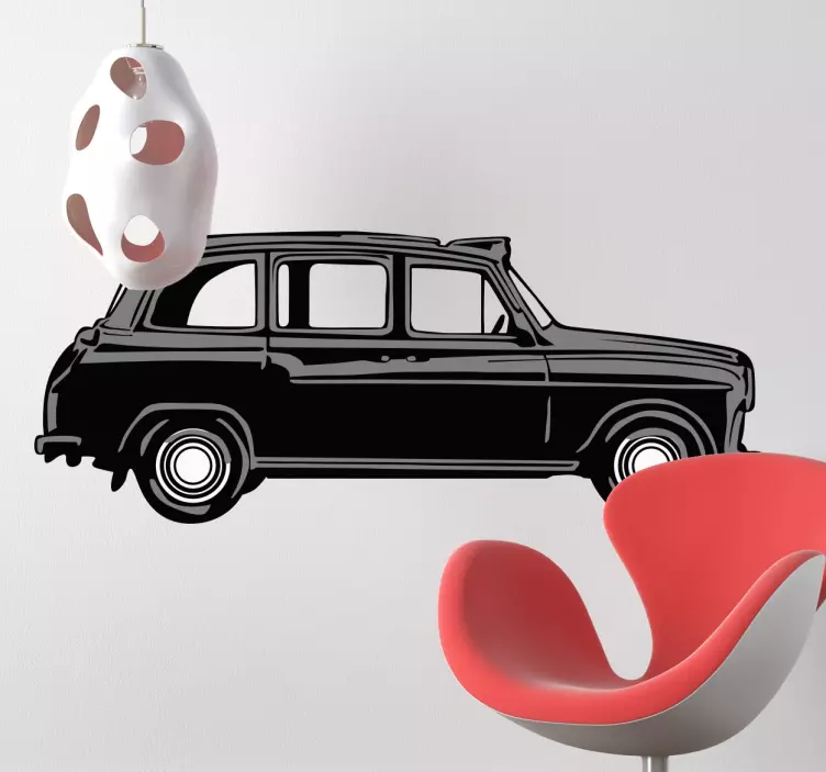 Muursticker Londen Taxi - TenStickers