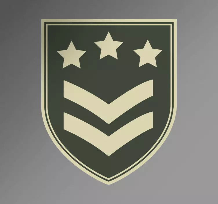 Muursticker Militair embleem - TenStickers