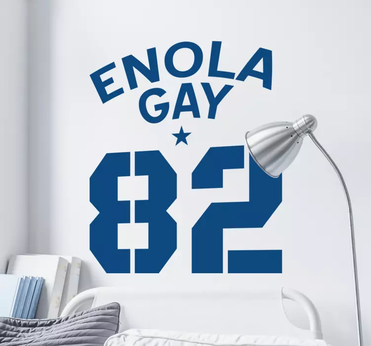 Muursticker militair Enola Gay - TenStickers