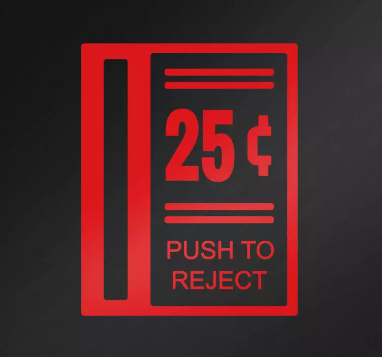 Muursticker munten slot Arcade - TenStickers