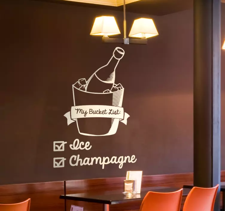 Muursticker my bucket list - TenStickers
