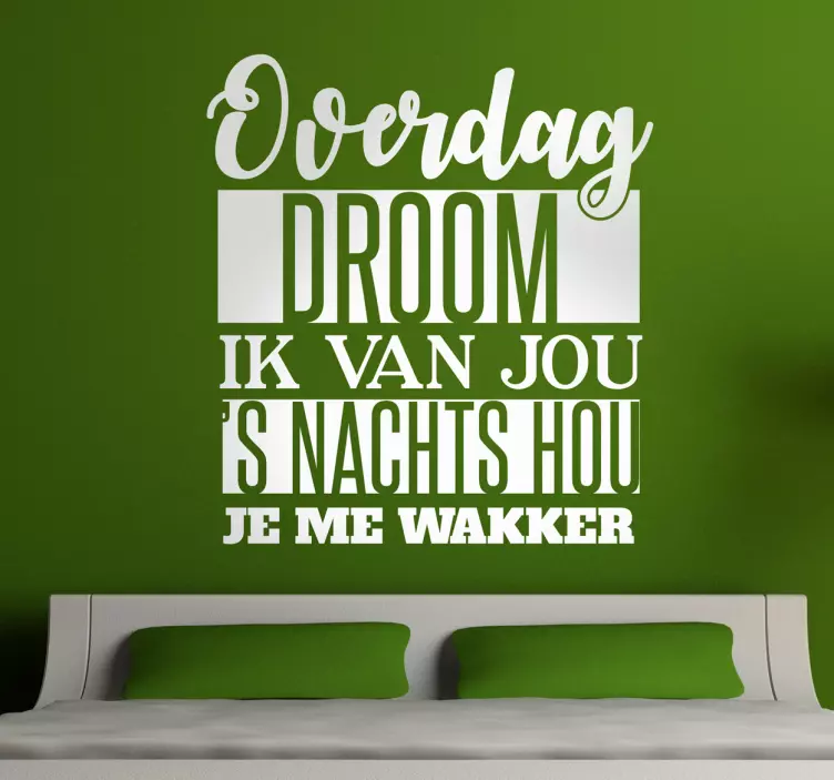 Muursticker overdag droom - TenStickers