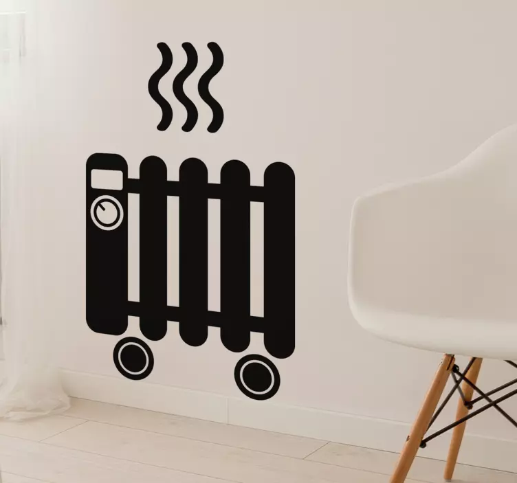 Muursticker Radiator - TenStickers