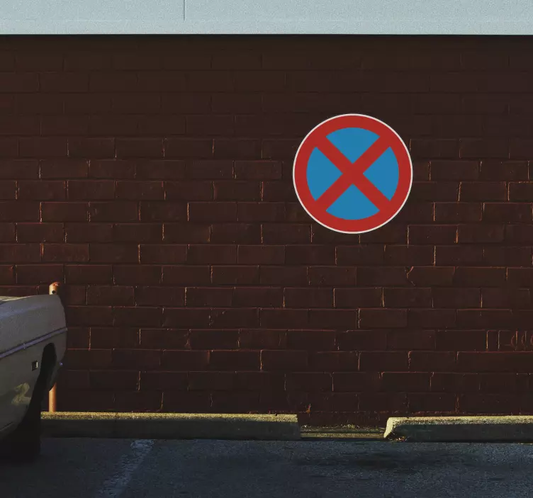 Muursticker Verboden te Parkeren - TenStickers