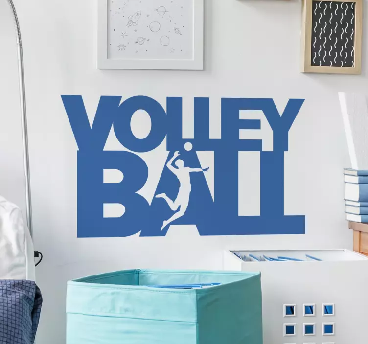 Muursticker Volley Ball - TenStickers