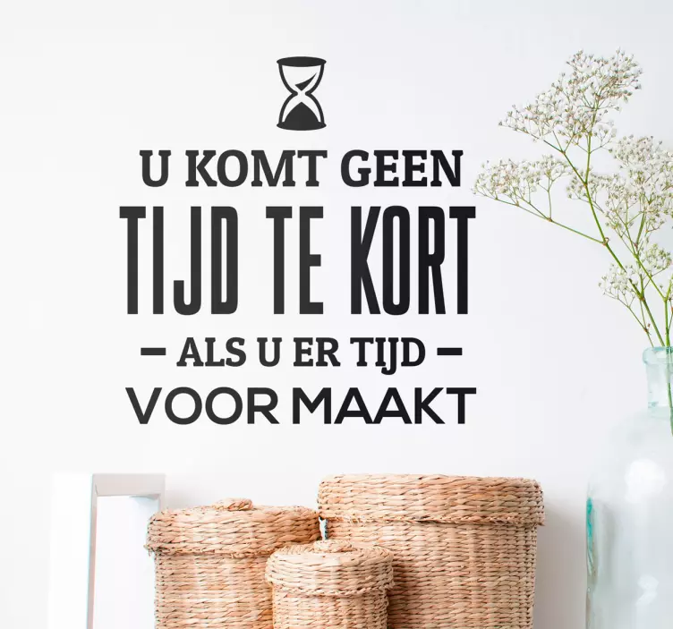 Muursticker voor maakt - TenStickers