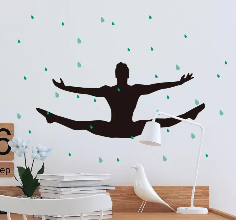 muursticker yoga & inspiratie - TenStickers