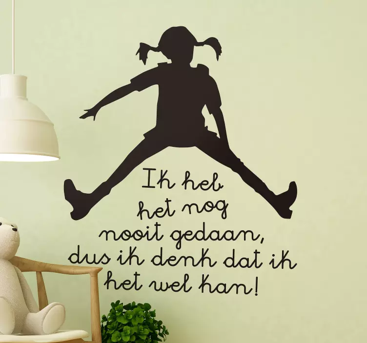 Muurstickers kinderkamer pipi langkaus - TenStickers