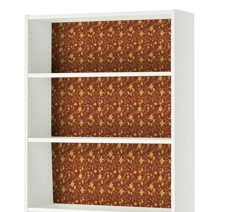 Slaapkamer muursticker barok patroon - TenStickers