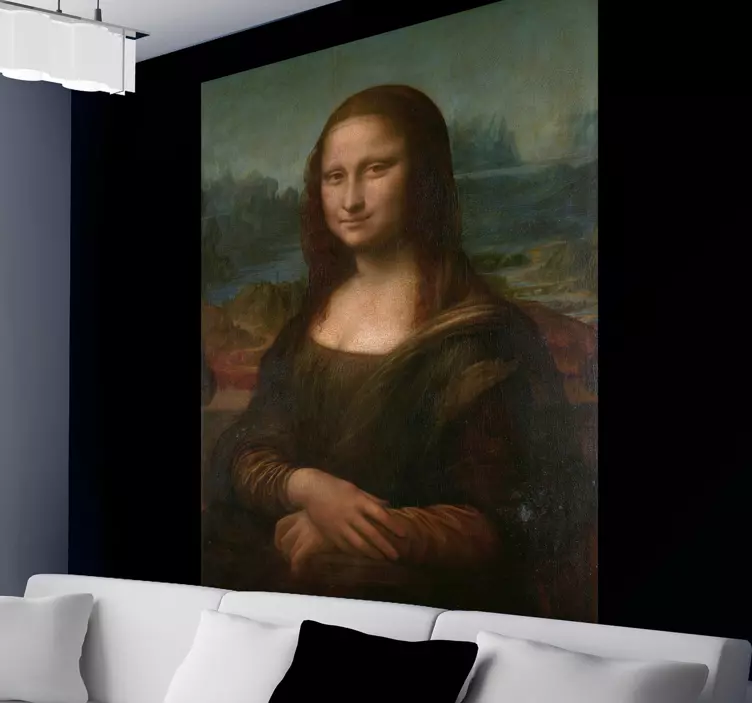 Slaapkamer Muursticker Mona Lisa - TenStickers