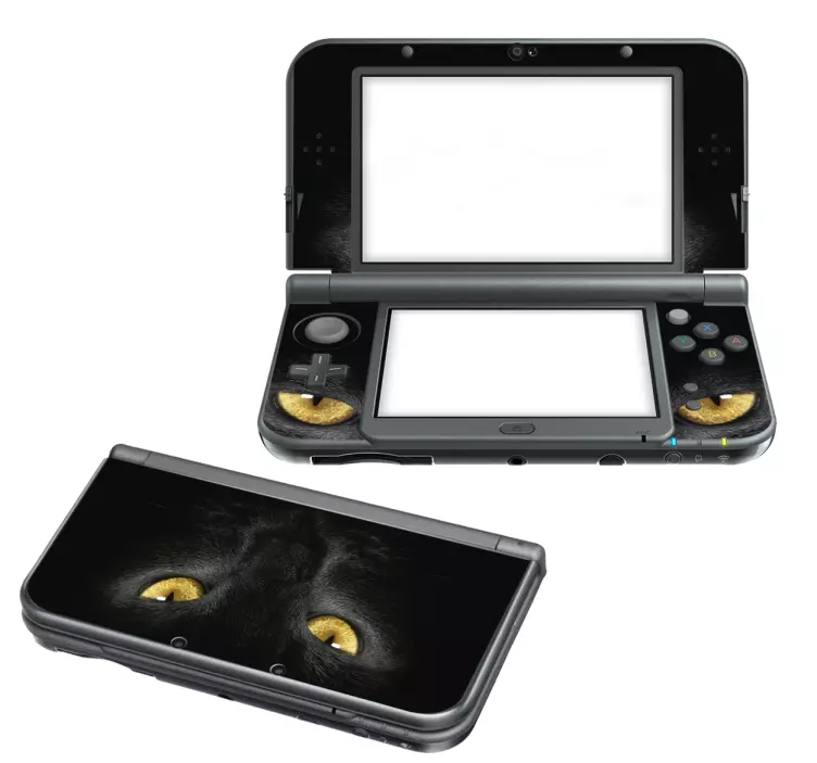 Mystieke kattenogen laptop decal nintendo sticker - TenStickers