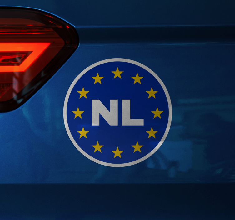 Nederland europa autosticker - TenStickers