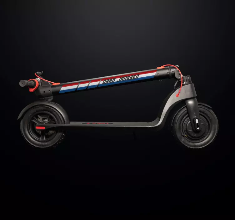 Nederlandse vlag step sticker - TenStickers