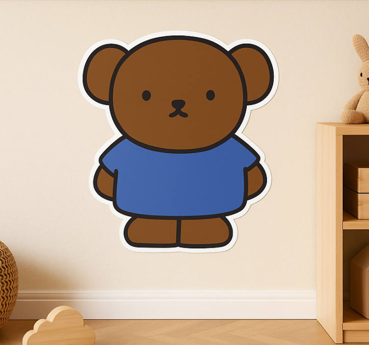 Nijntje en snuffie muursticker - TenStickers