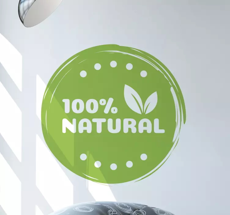 Object sticker natuurlijke productlabel - TenStickers