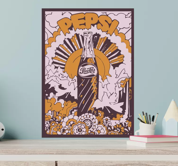 Object sticker vintage frisdrank kunstwerk - TenStickers