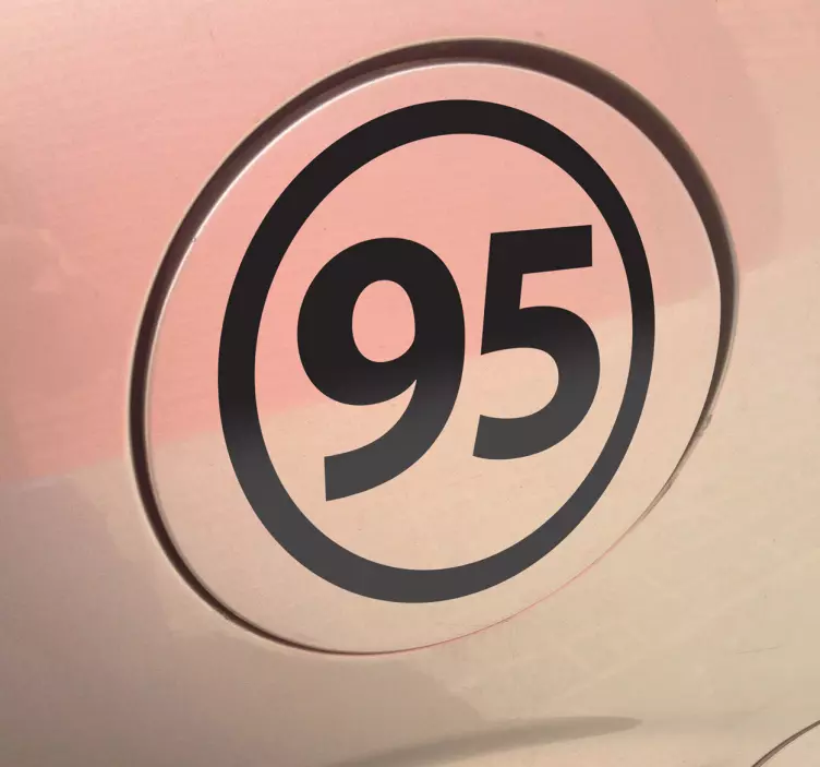 Ongelood 95 auto bumper sticker - TenStickers