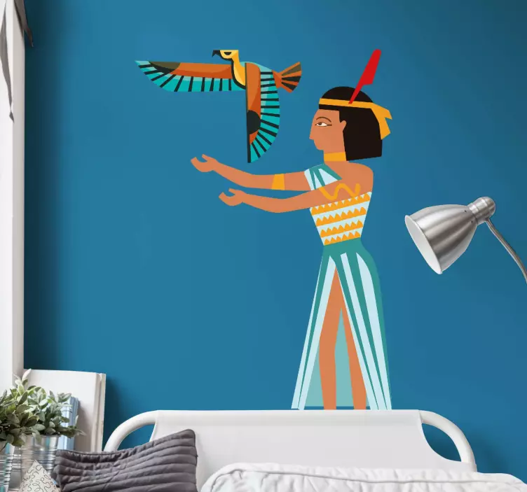 Oud egyptisch karakter sticker figuren - TenStickers