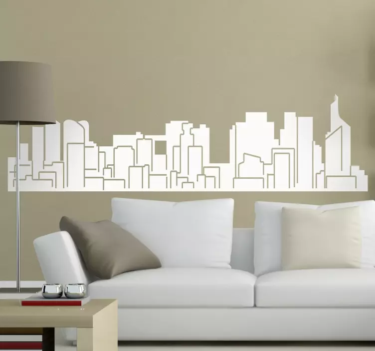 Parijs skyline sticker - TenStickers