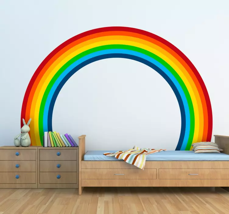 Perfecte regenboog sticker - TenStickers