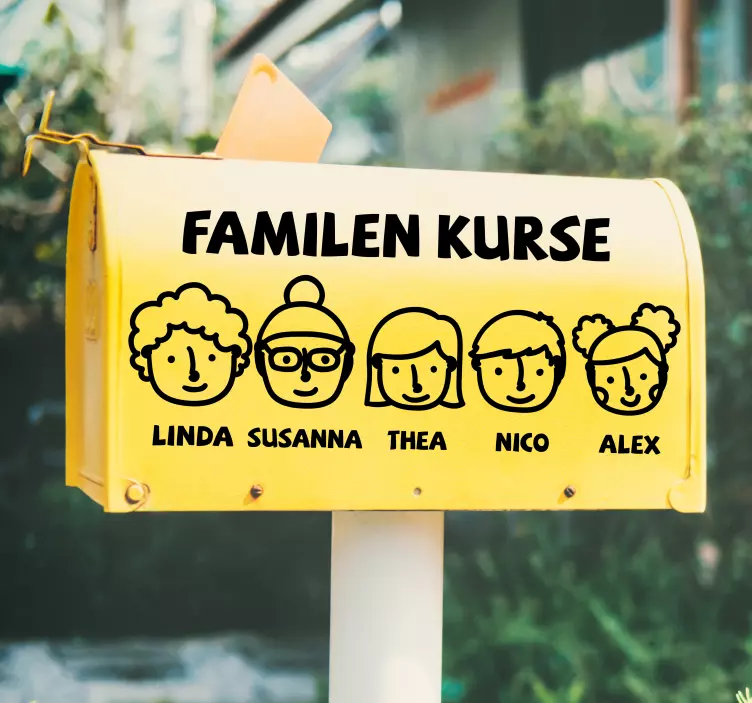 Personalisatie voor familieplezier quotes sticker - TenStickers