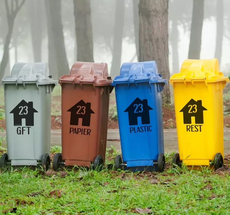 Persoonlijke Containerpakket Stickers op Maat - TenStickers