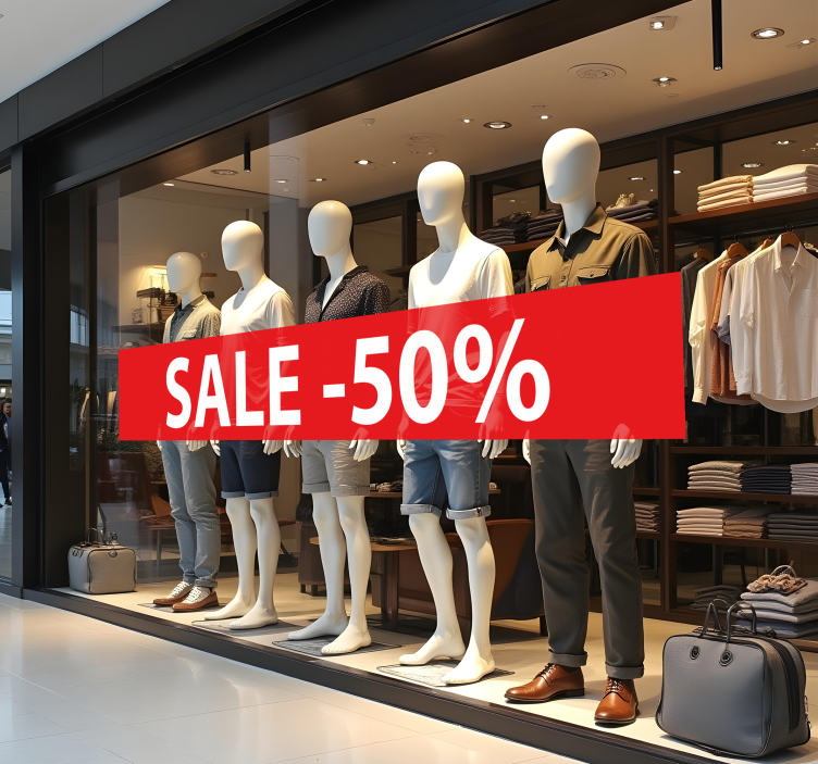 Persoonlijke korting korting sticker - TenStickers