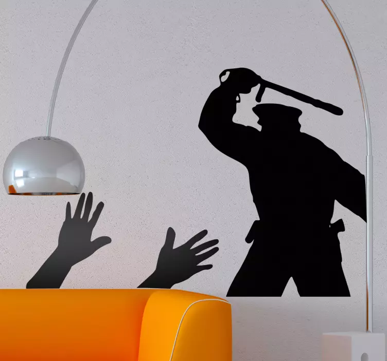 Politie sticker - TenStickers